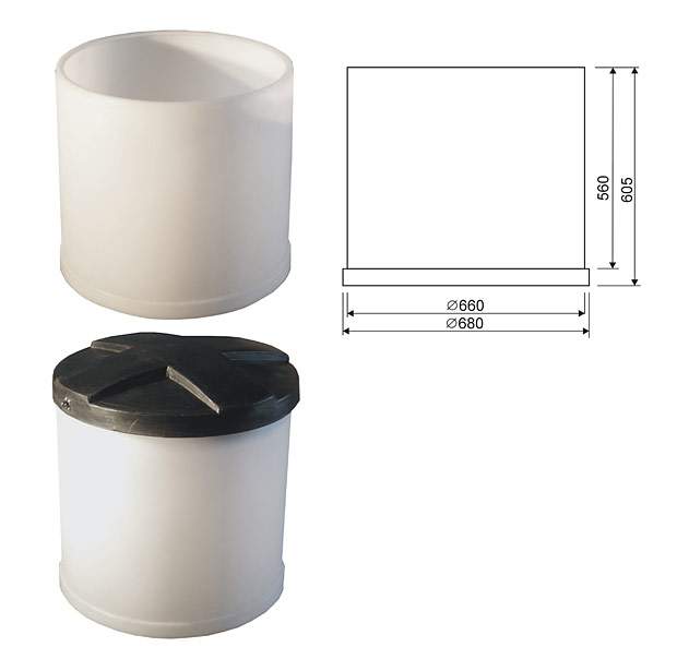 Nadstawka studni Ø 650 x 560