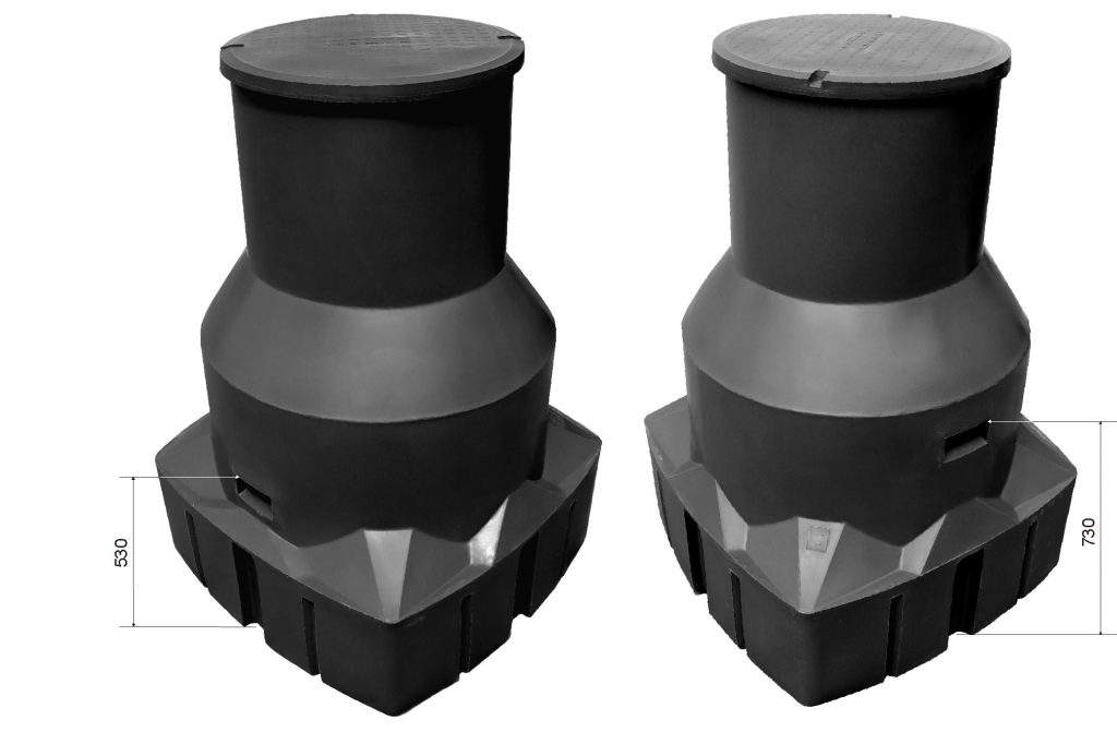 Obudowa studni głębinowej czarna