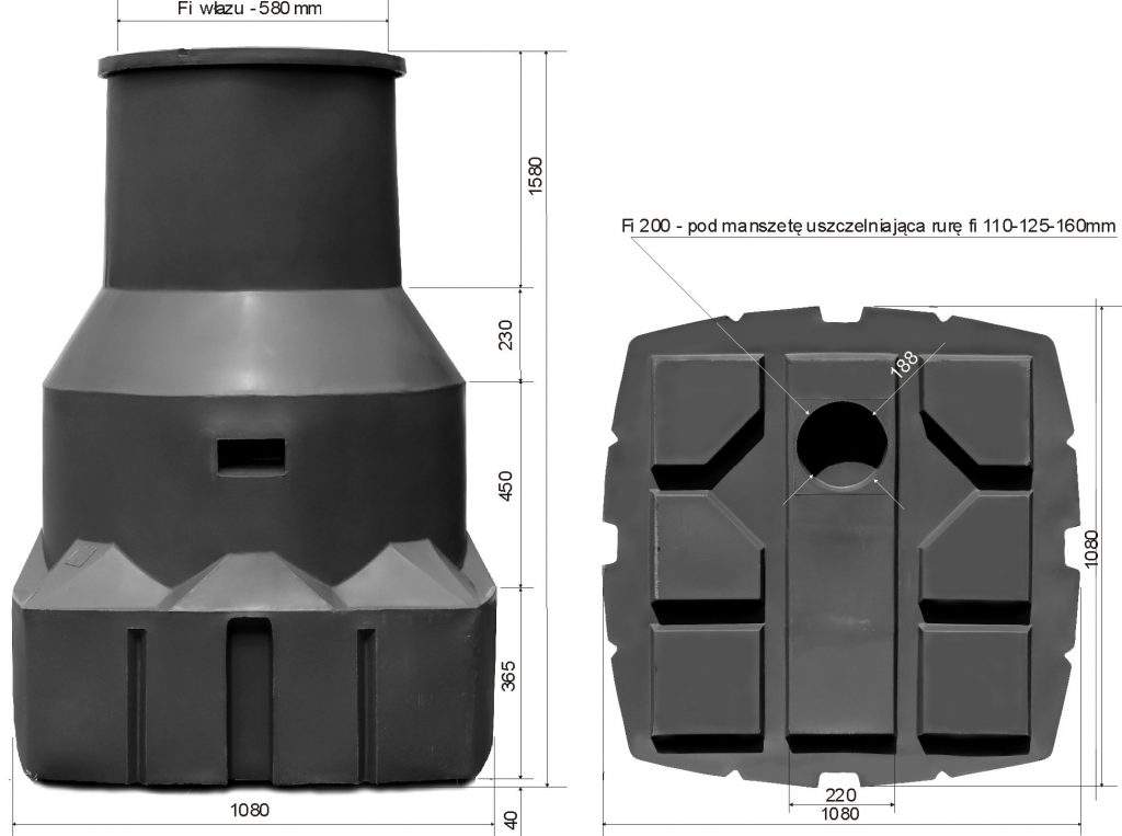 Obudowa studni głębinowej