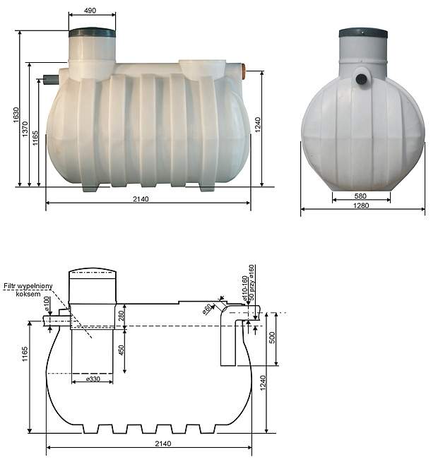 osadnik gnilny wymiary